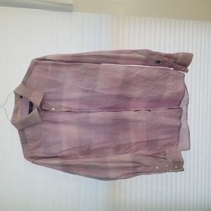 Mens Long Sleeve Button Down Shirt....Stone Rose brand Size XL